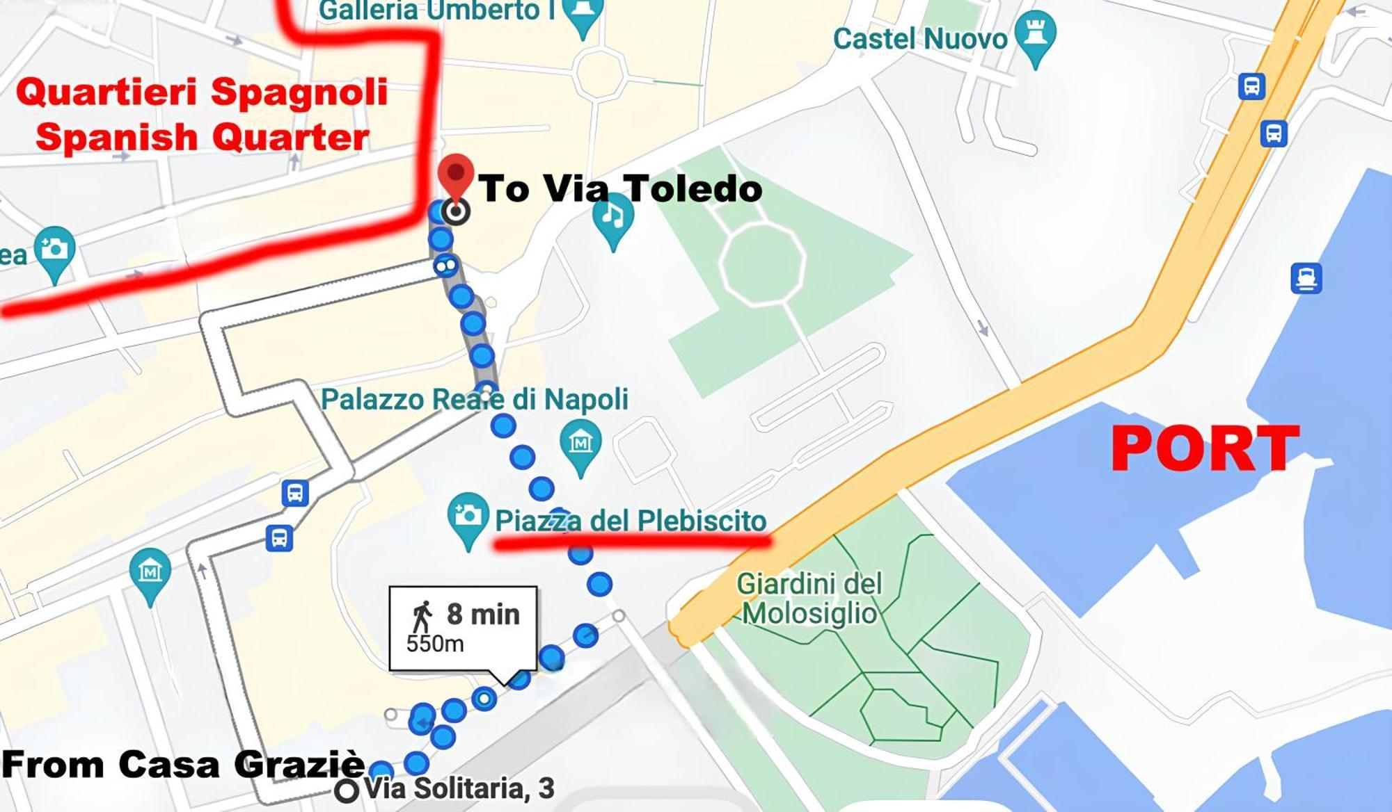 Casa Grazie Lejlighed Napoli Eksteriør billede